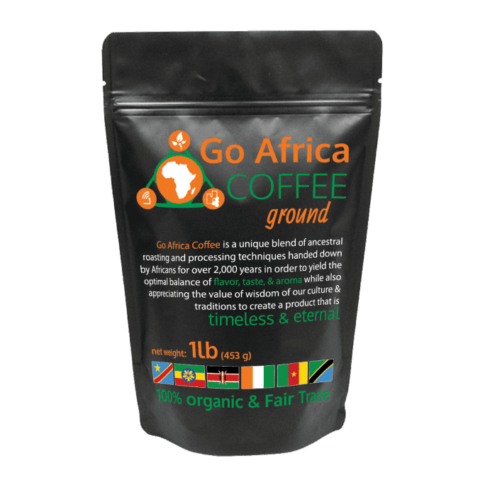Go Africa® Coffee Ground Bean Dark Roast -500 grams (1.1 lb) - Image 2