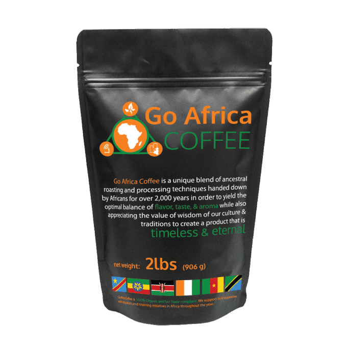 Go Africa® Coffee 2Ib Bag (Whole Bean) Dark Roast - Image 2