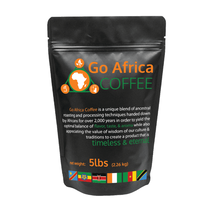 Go Africa® Coffee 5Ib Bag (Whole Bean) Dark Roast - Image 2